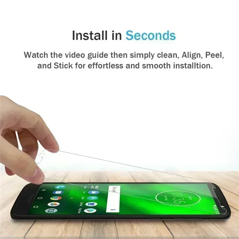 3 buah kaca Tempered untuk Motorola Moto G6 Plus pelindung layar kaca kuat pelindung untuk Motorola Moto G6 Plus Play