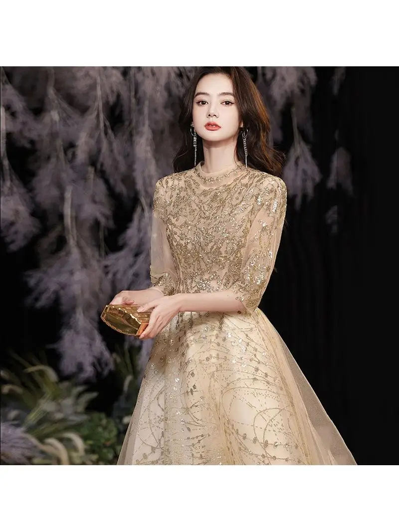 

Юбка миди Ele Golden Evening Dr для женщин, модная, из полиэстера, стандартная, со средней талией