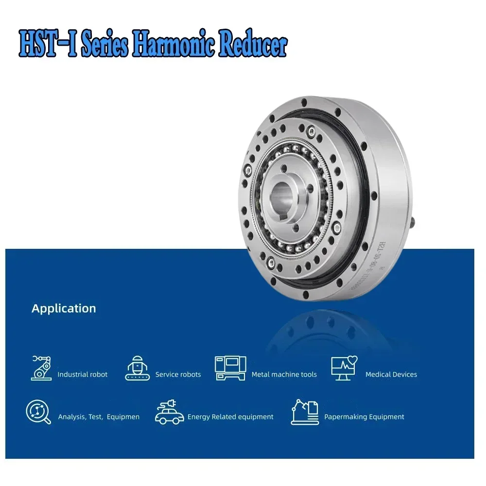 Harmonic Gear Reducer Hollow High Precision Ratio50-160 Nema17 Nema23 Nema34 Stepper Motor For Laser Marking Dispensing Machines