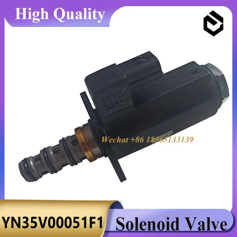 Solenoid Valve YN35V00051F1 KWE5K-31/G24YB50 for SK200-8 SK260LC-8 SK210LC-8 SK250-8 SK330-8 Excavator Parts