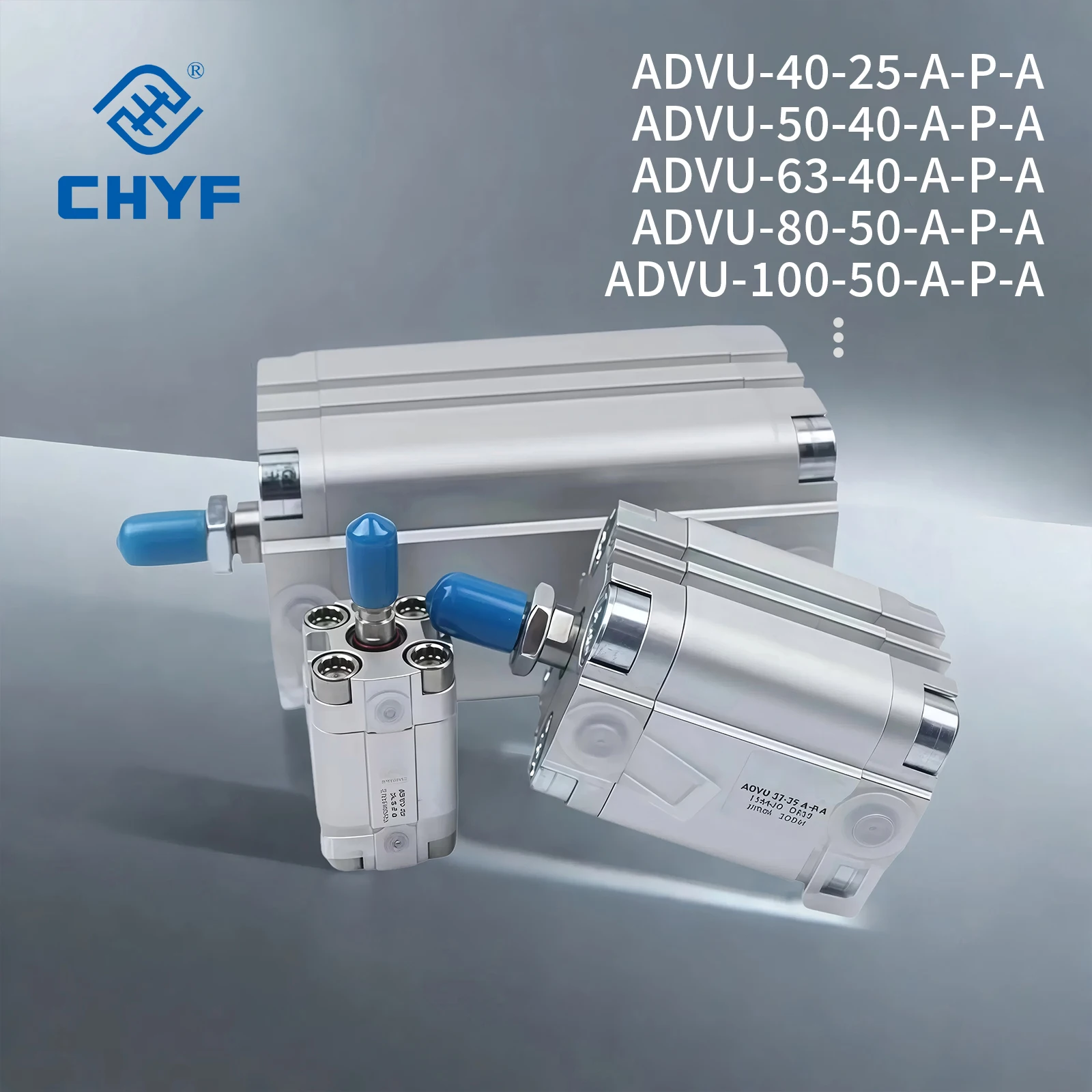 

Festo original Pneumatic Air Cylinder Compact Cylinder Metric ADVU Series Single or Double Acting Cylinder