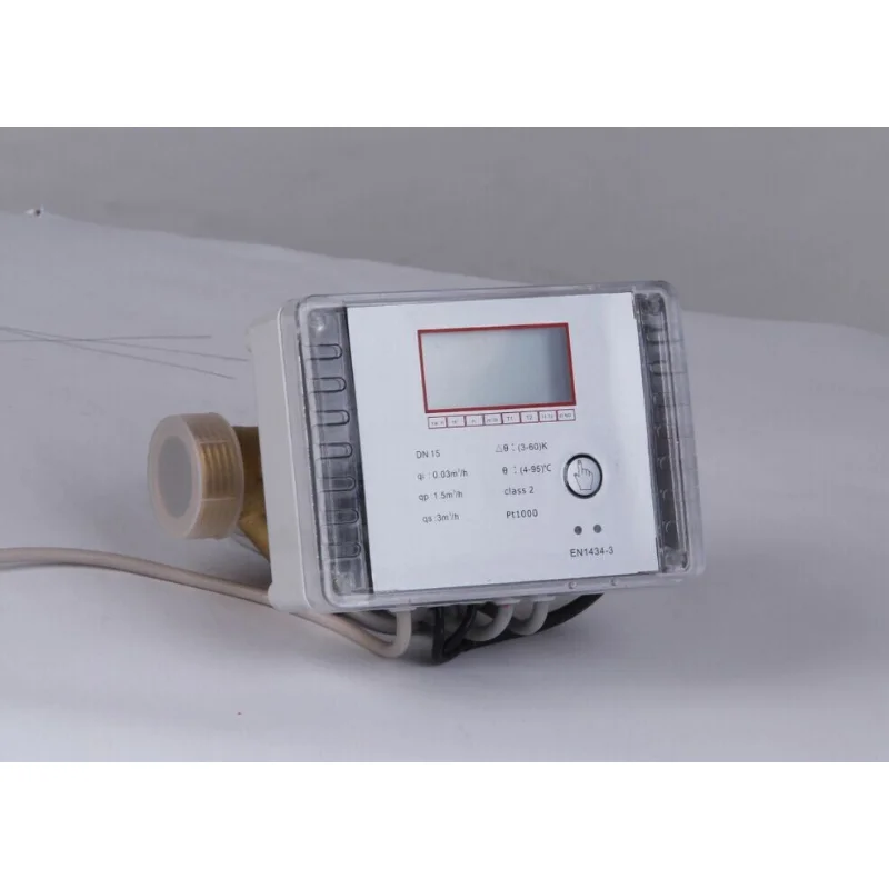 Household water meter ultrasonic heat meter with M-bus