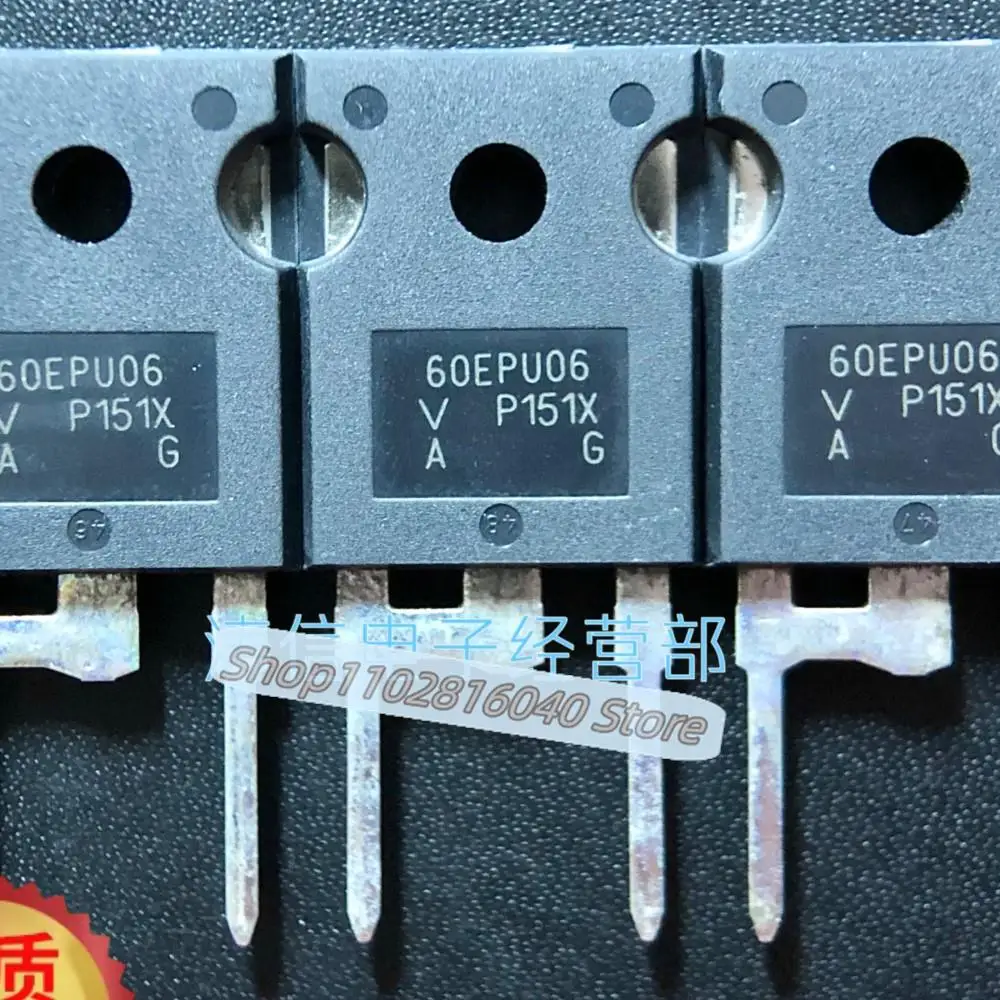 10PCS/Lot 60EPU06 60EPU06PBF TO-247 600V 60A  Best Quality Imported Original Spot