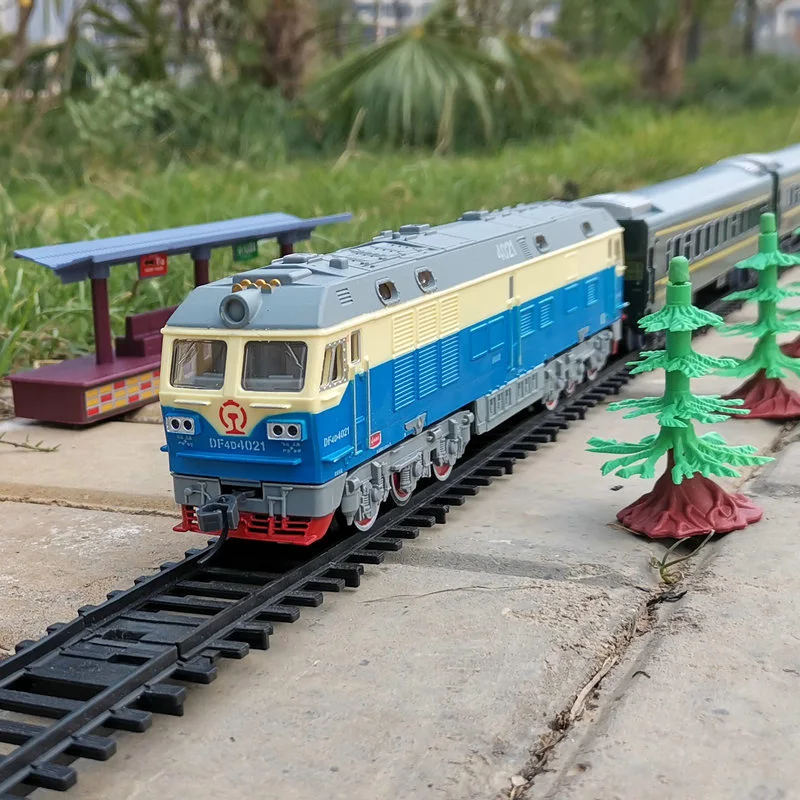 Diecast 1/87 China Dongfeng 4D Ukrainian Electric Train Model Adult Collection Static Display Boy Toys