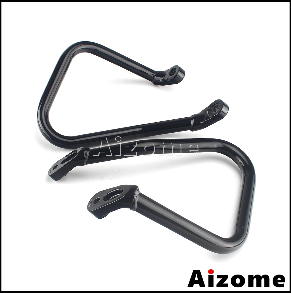 Steel Saddlebag Side Protection Bars For Harley Softail Heritage Classic FLHC 114 FLHCS Saddle Frame Bag Guard Protector 2018-22