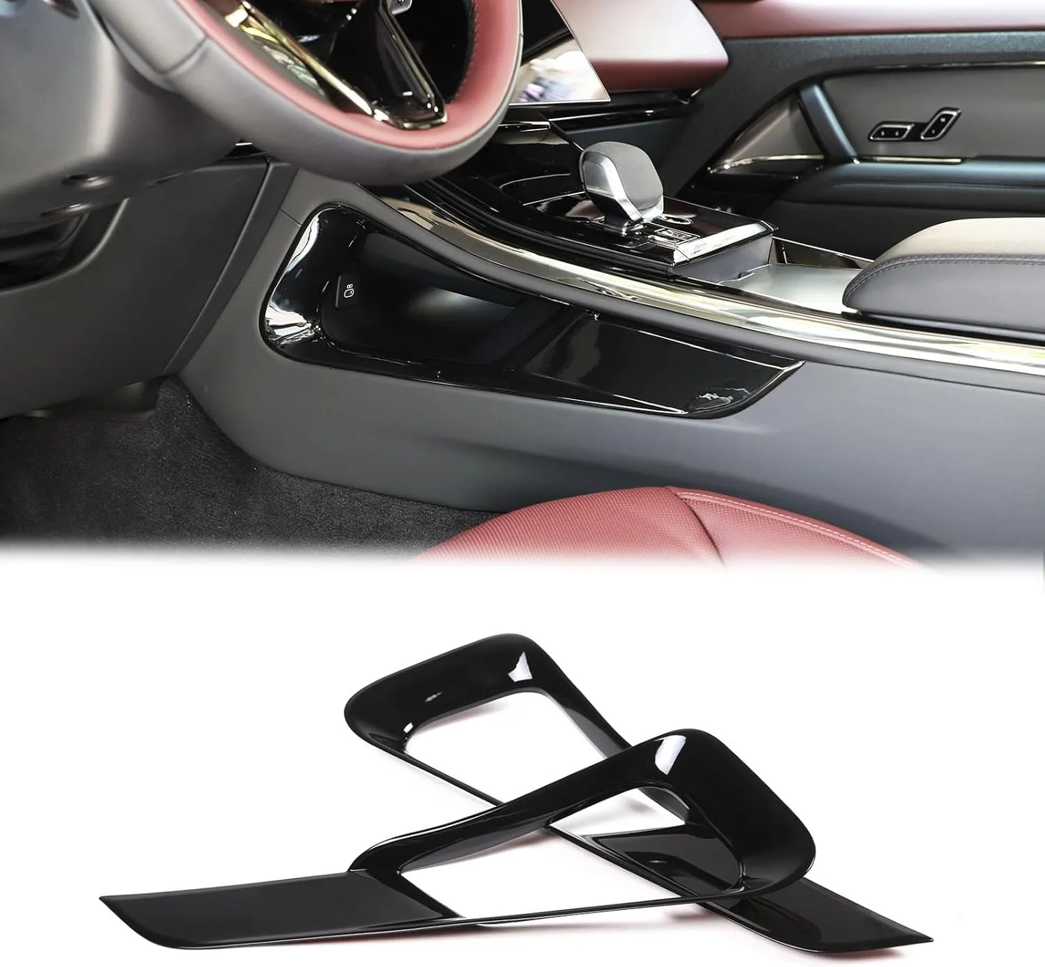 Center Console Gear Shift Side Armrest Box Lower Panel Trim Cover For Land Rover Range Rover Sport L461 Accessories 2023-2026