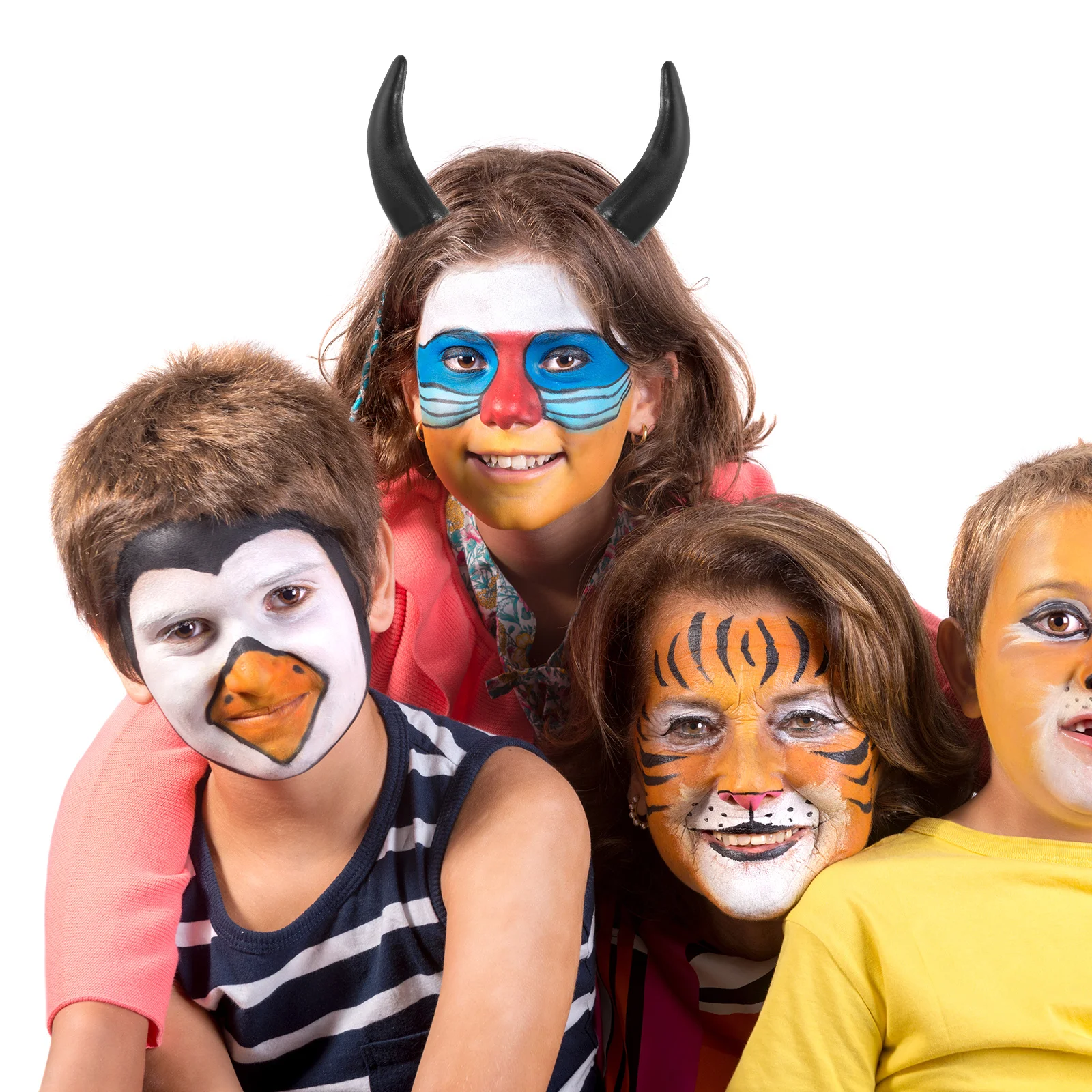 

1Pair Ox Horn Imitation Bull Horns Halloween Headband Cosplay Costume Party Hair Accessory DIY Bull Horns Headband Bulls Horn