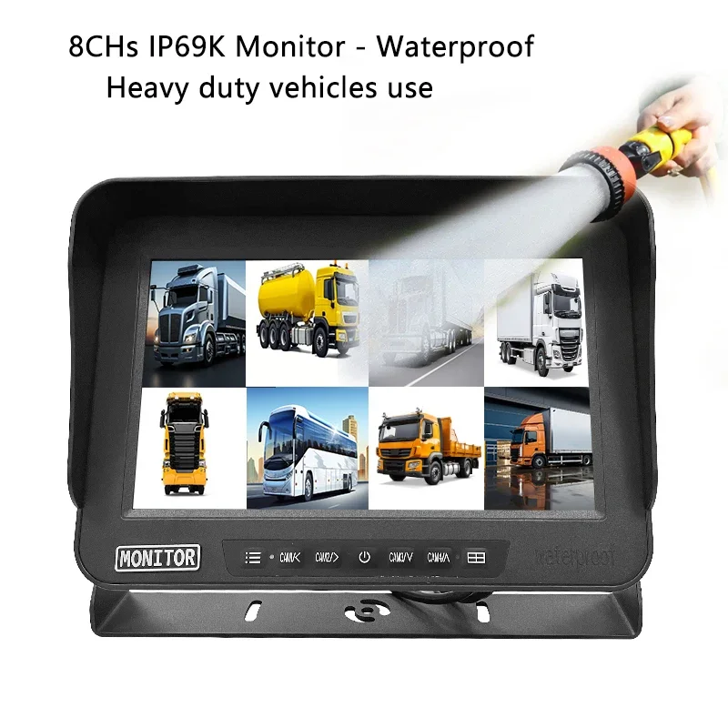 Picture 5: Truck 77ghz bus 8 channel bsds universal camera blind spot detection system 12v