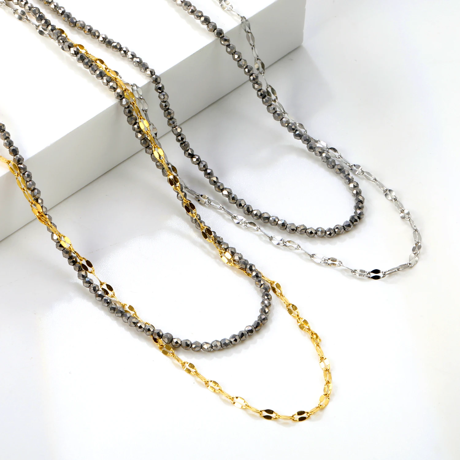 ASONSTEEL Vintage dwuwarstwowe – Layered Pendant Necklace Aesthetic recenzja i cena