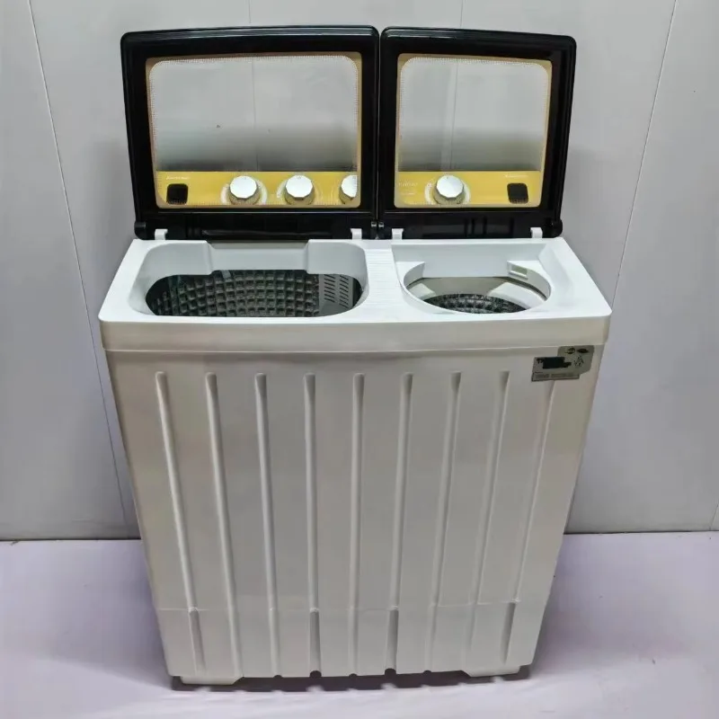 18 kg large capacity washing and drying household commercial English semi-automatic washing machine