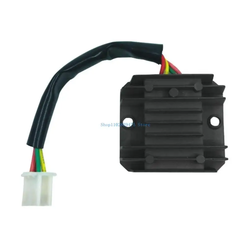 

33WB Motorcycle 4 Wires 4 Pins 12 Regulator Rectifier for CG125 FXD125 Gy6 150cc Scooter Moped ATV Metal