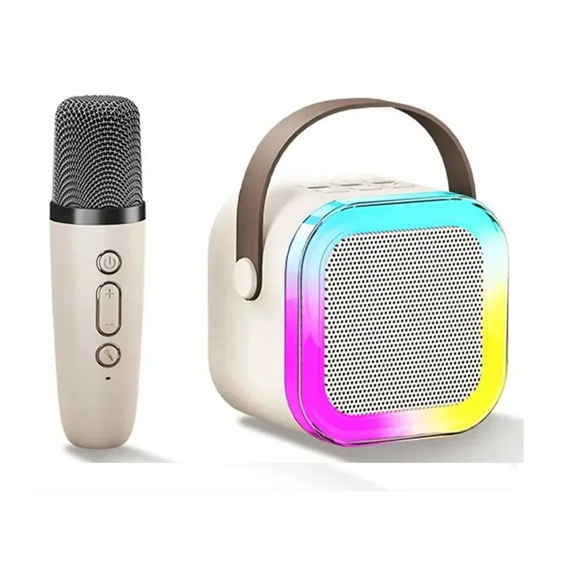 System karaoke Lonvel K12 z mikrofonem, zabawki do śpiewania i tańca, prezent na Boże Narodzenie dla dzieci