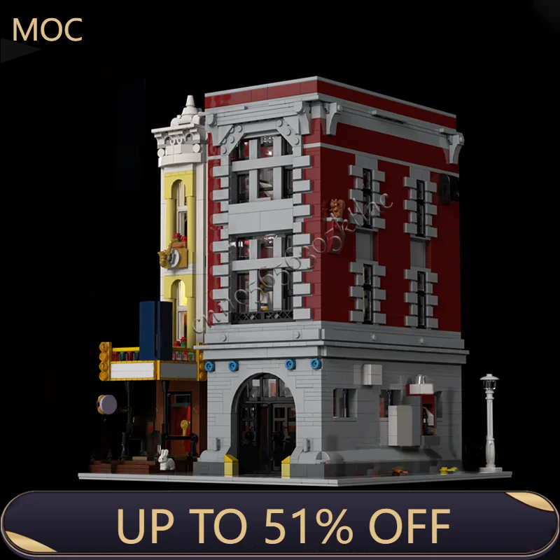 

3111 PCS City Technology Street Views Luxury Club Building Blocks Construction Children Assembly Christmas Gift DIY Building Set