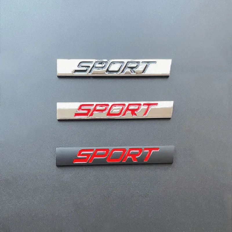 

3D металлический черный хромированный логотип, спортивный значок, эмблема на крыло автомобиля, наклейка на багажник для Toyota Honda Nissan VW Audi, спортивная наклейка, аксессуары