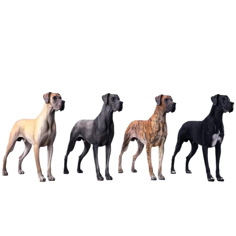 Great Dane model, simulated animal model, soldier scene props, tide play figure ornament