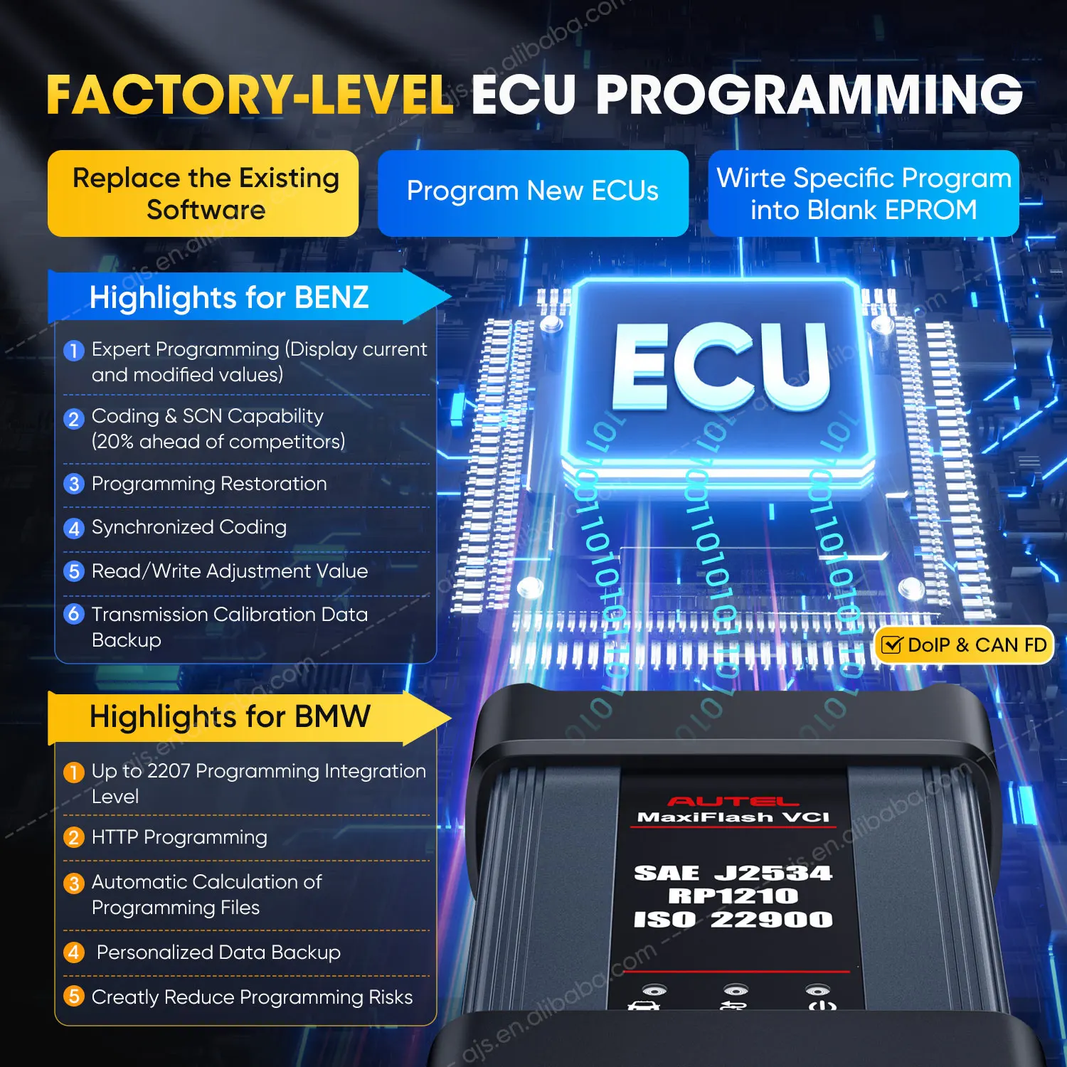 Autel MaxiSYS Elite II PRO Scanner Programmazione ECU Strumenti diagnostici professionali Aggiornamento Maxisys Elite II PK MS908S Pro