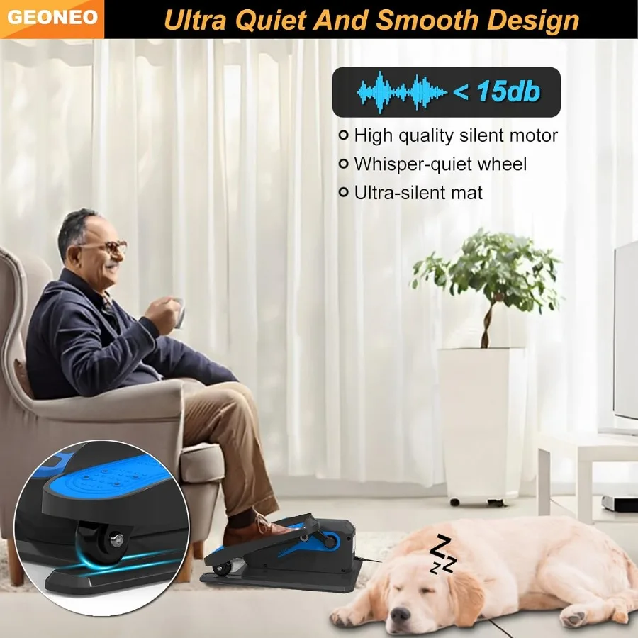 آلة بيضاوية الشكل تحت المكتب، أداة تمرين كهربائية بيضاوية الشكل لكبار السن، أداة تمرين دواسة الجلوس الكهربائية الصغيرة للمنزل