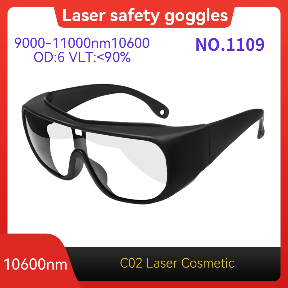 Laser Protection  laser glasses 10600nm OD6 UV400 532nm 808nm 1064nm Laser Safety Glasses IPL glases Laser Protective glasses