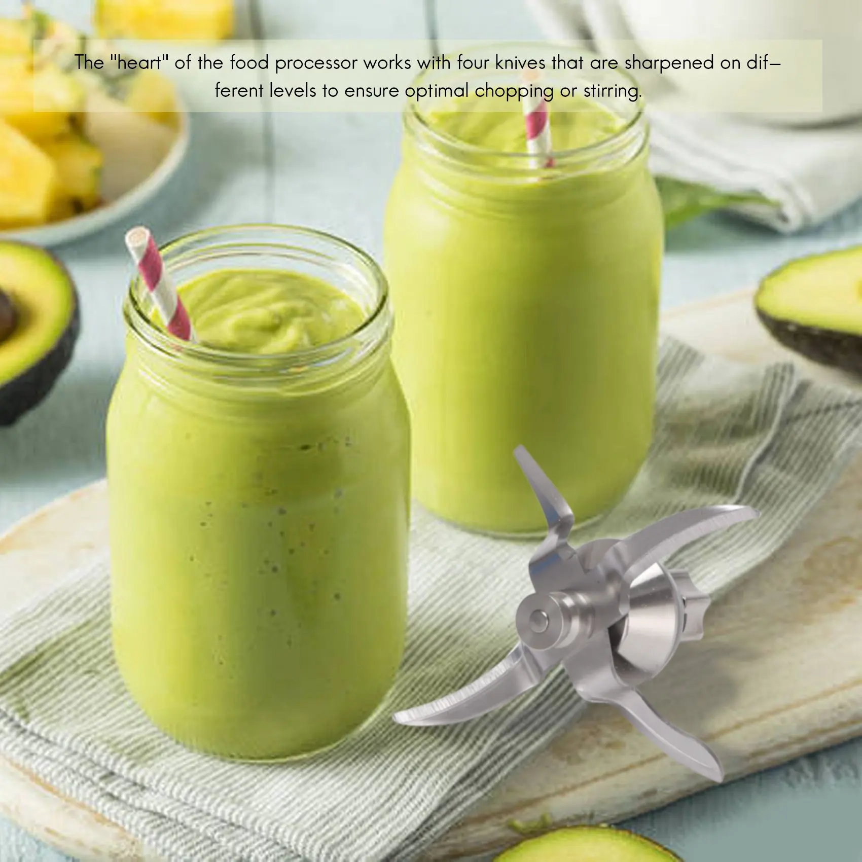 Coltello compatibile per Vorwerk Thermomix TM5 TM 5 Coltello miscelatore con guarnizione, accessori Thermomix con spazzole