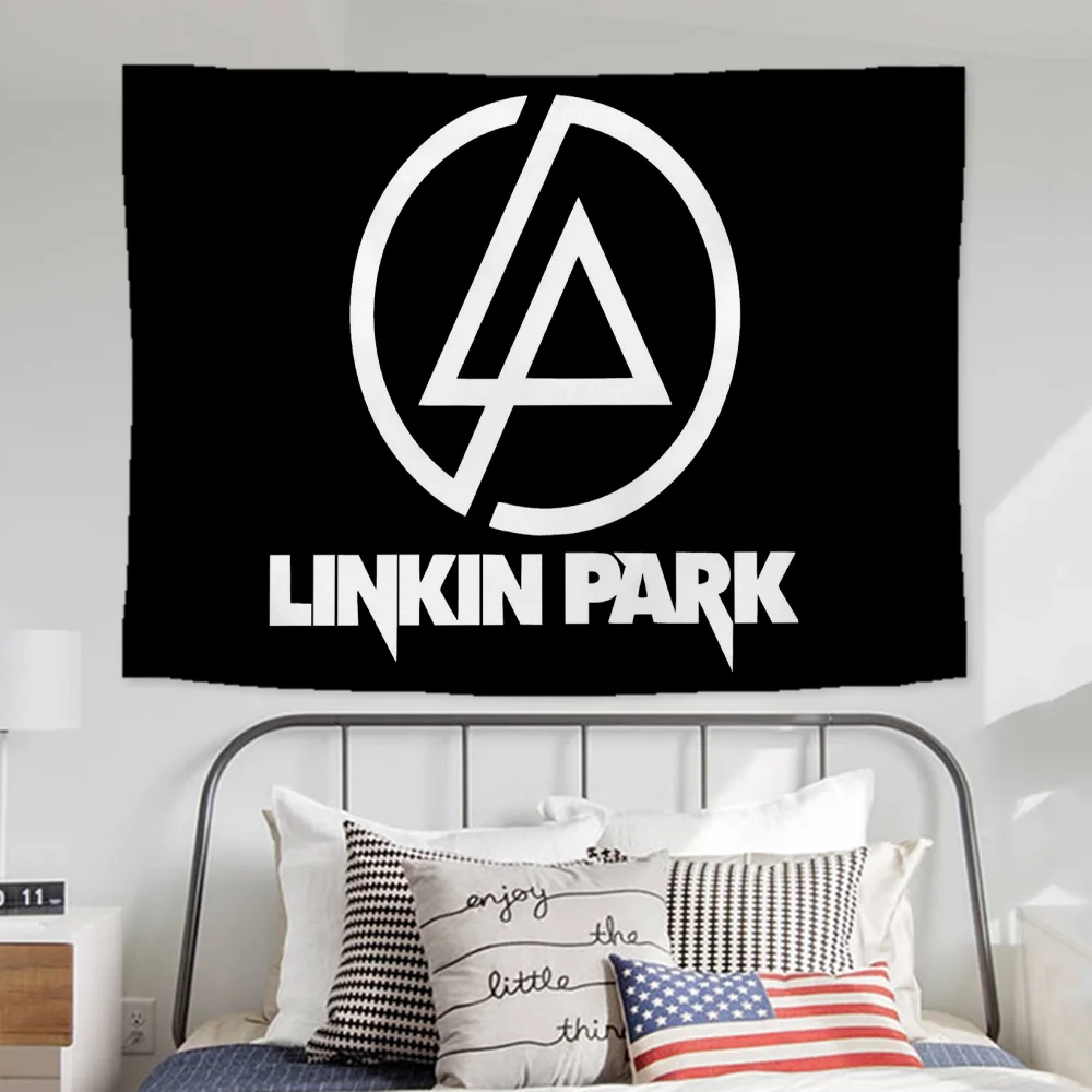 Linkinpark arazzo decorativo da parete arredamento estetico della stanza arazzi di lusso Tapries decorazione della camera da letto carta da parati