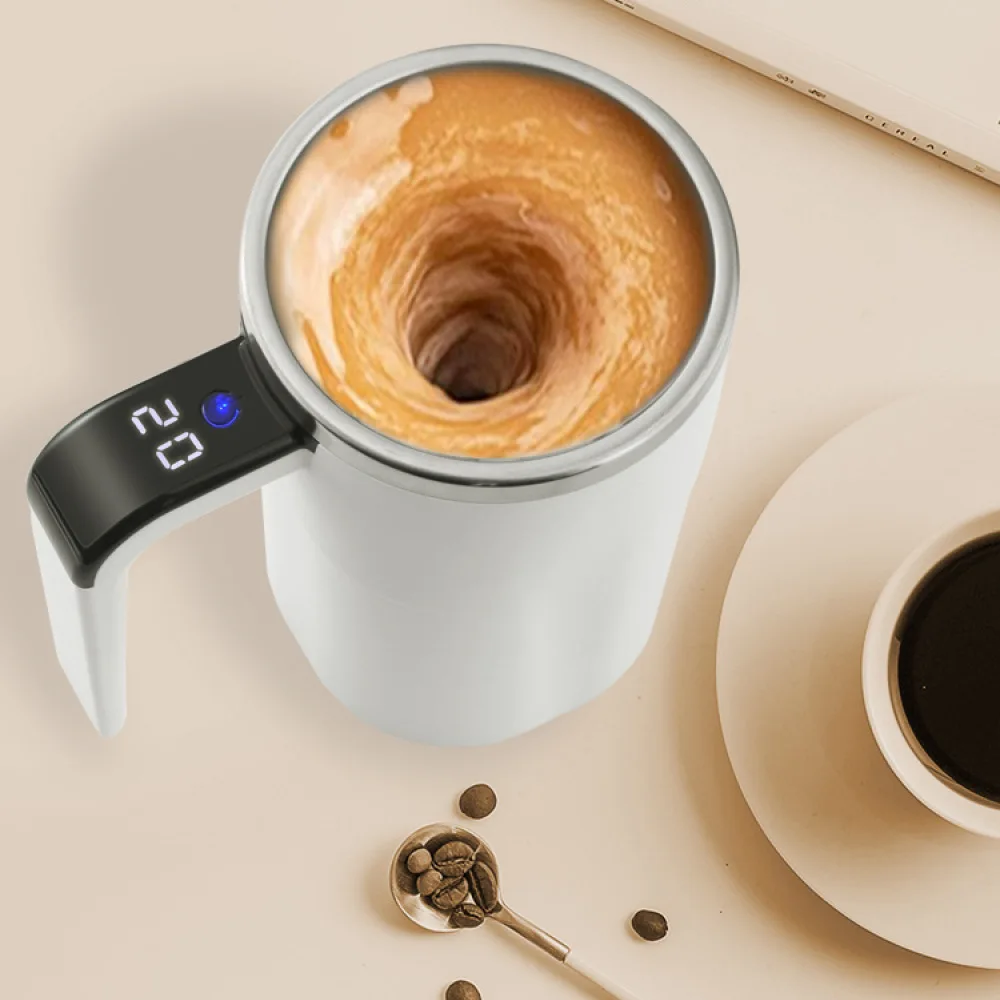 Portable Electric Mixing Cup Automatic Coffee Mug Protein Shaker Blender Bottle For Fitness Home Office Travel Gym