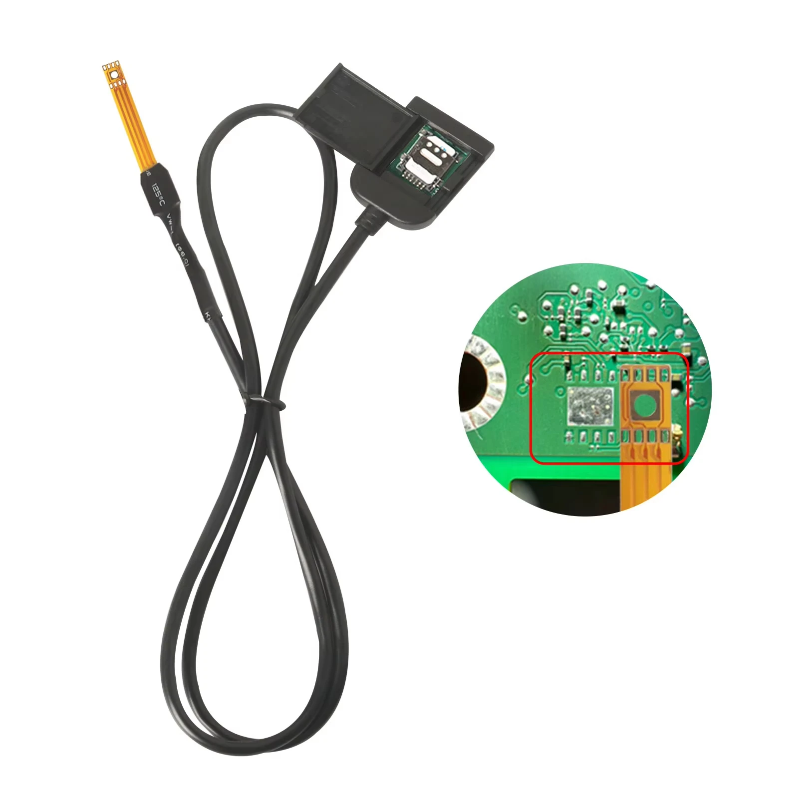 Adaptador DIY, adaptador de ranura para tarjeta Sim para Radio Android, Gps Multimedia, conector de Cable 4G, accesorios para coche, pieza de repuesto de cables