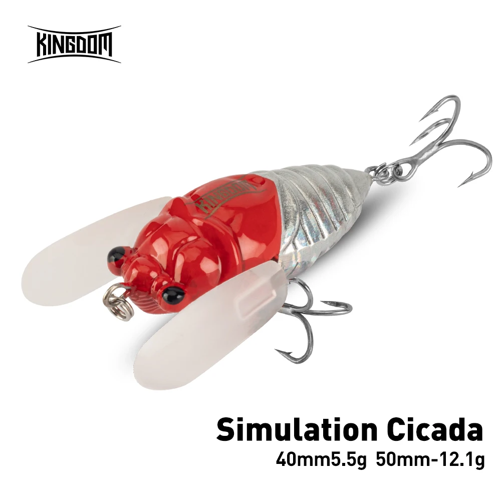 Señuelo Topwater Kingdom Cicada – Cebo duro flotante para lucio - imagen 5