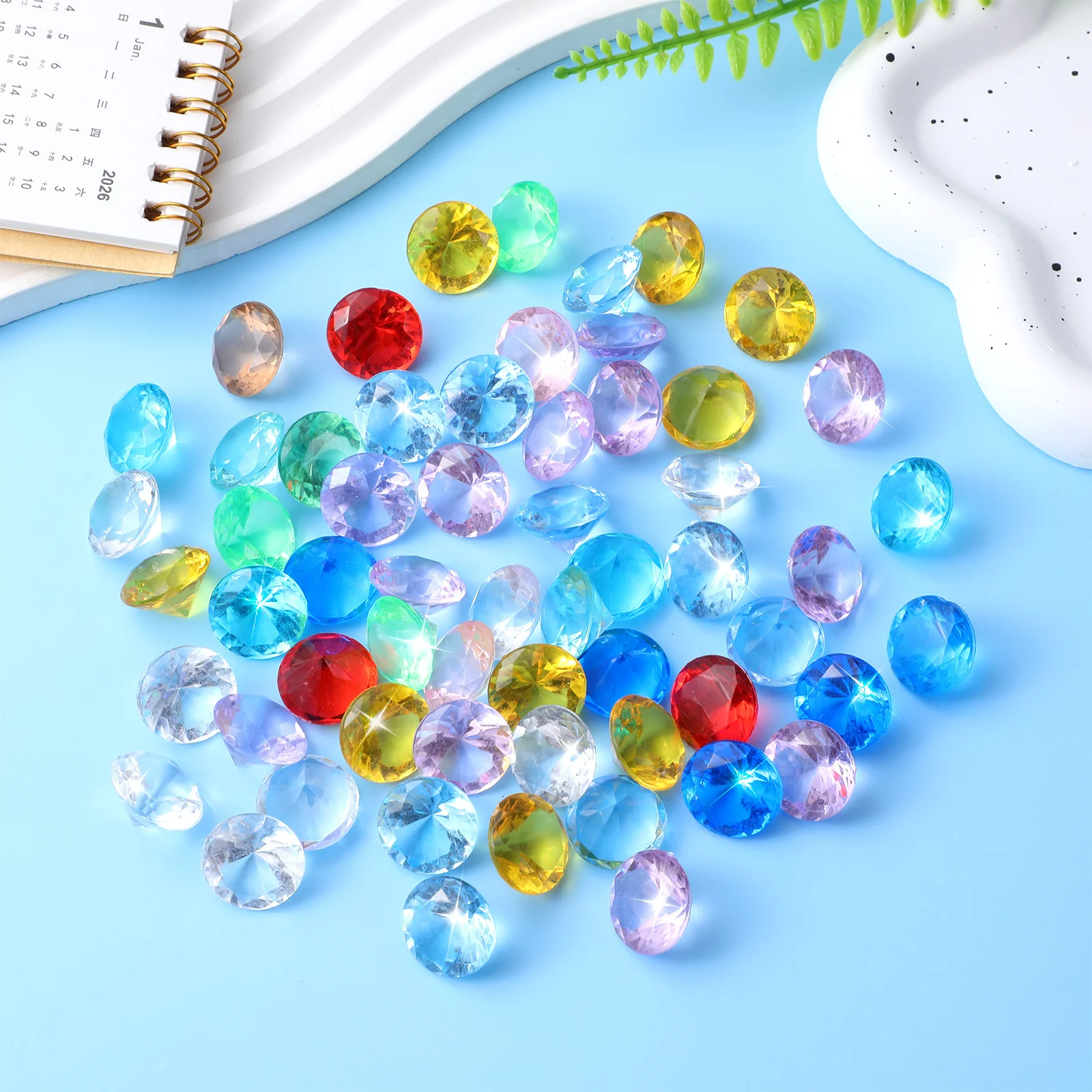 60 stuks glanzende acryl duikedelstenen voor zwembad spelen onder water voor kinderen peuter zwemmen leren en feest