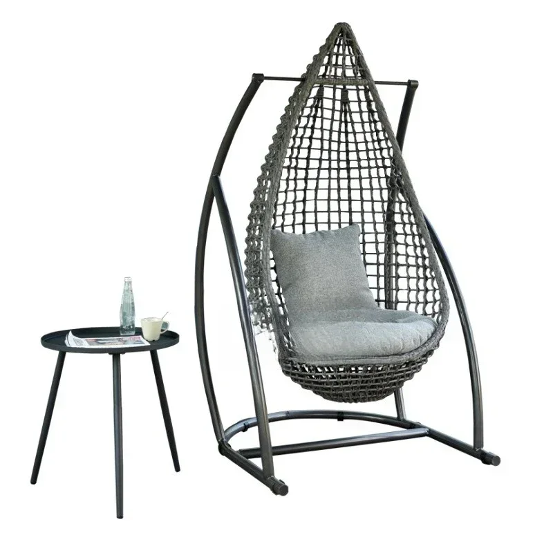

Imitation rattan hanging chair rattan swing chair outdoor lazy leisure chair room