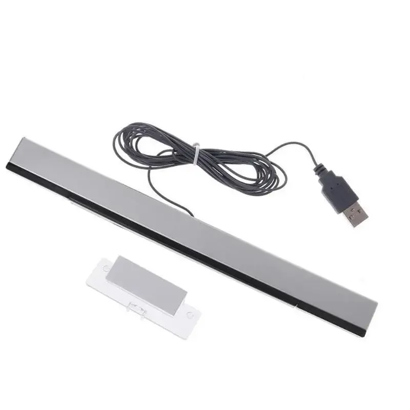 50pcs High Quality Sensor Bar Wired Receivers IR Signal Ray USB Plug Replacement for Nintendo Wii Remote