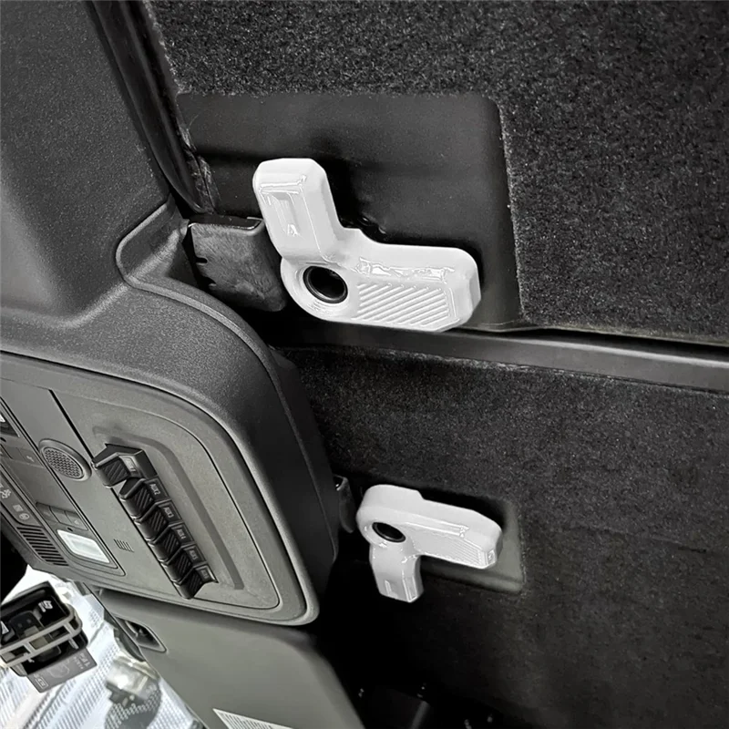 

Car Hardtop Roofs Removal Switch Handles Decoration Cover Trim For Ford Bronco 2021-2024 Interior Accessories White