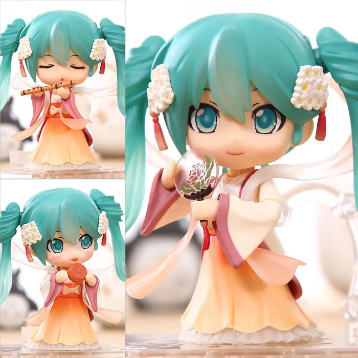 Anime figures Hatsune Miku Character Model Room Decoration Desktop Decoration PVC  Interchangeable Face Doll Toy Holiday Gifts