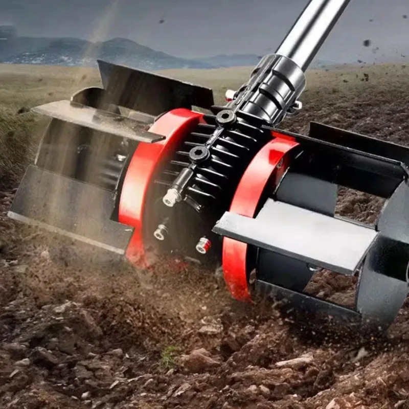 Loosening Accessories Weeding Plowing Wheel 9-tooth Grass Trimmer Weeding Wheel Trimmer Plowing Wheel Garden Plowing Machine