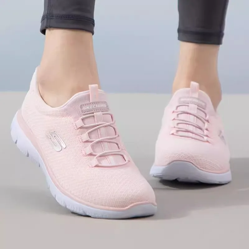 Skechers Women's sports shoes Summer new fashion breathable casual shoes Lightweight comfortable walking shoes