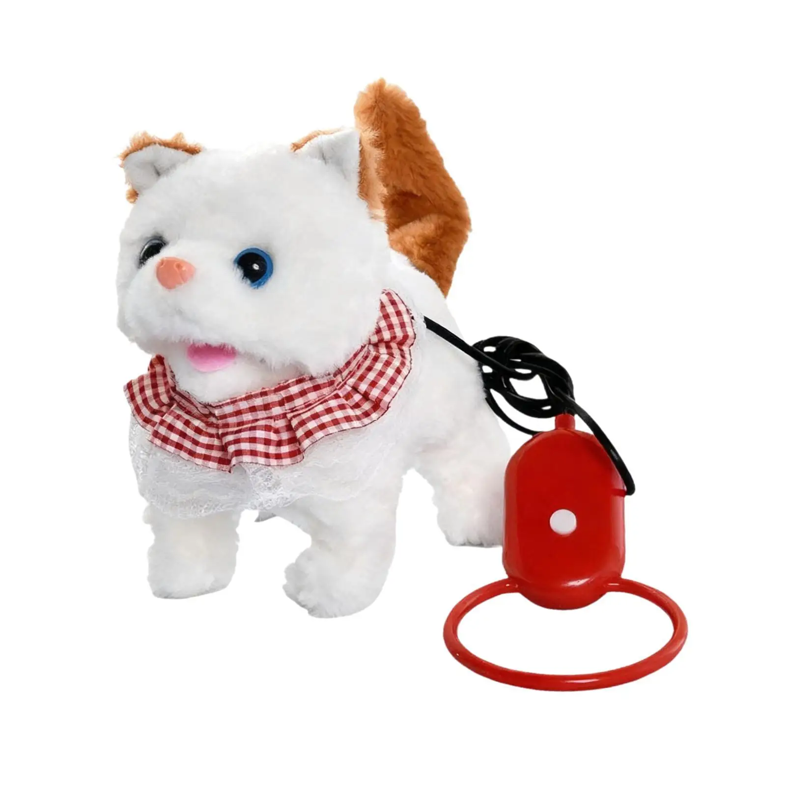 Elektroniczny pluszowy kot, zabawka do chodzenia, śmieszny, uroczy, kawaii, symulacja z dźwiękami i ruchami dla dzieci, dziewczynek i chłopców.