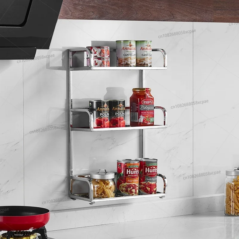 

304 Stainless Steel Kitchen Accessories 3-layer Spice Rack JQS-6C/D