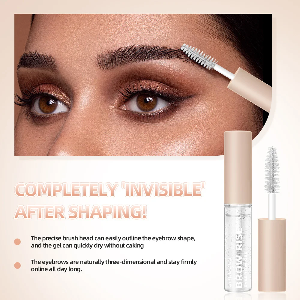 Eyebrow Gel Waterproof, Sweat-proof, Long-lasting Moisturizing, Setting Natural Three-dimensional Broken Hair,Eyebrow Two-in-one