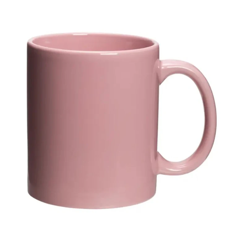 Original pink frosted ceramic coffee cup Couple cup Couple milk cup Women's office cup