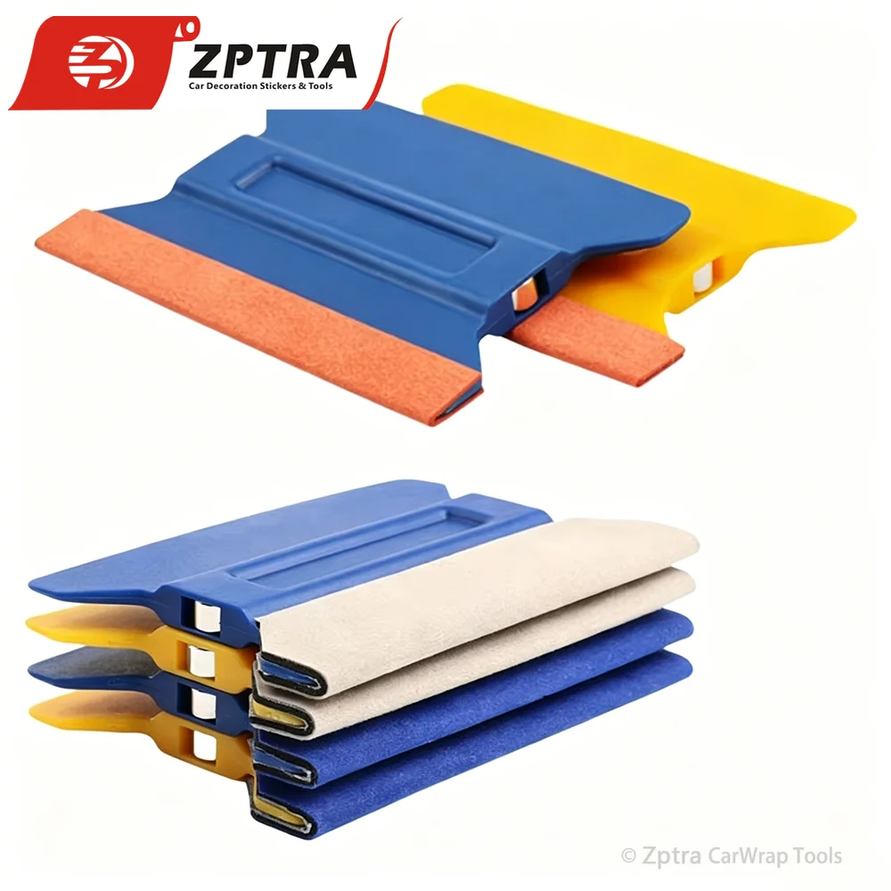 5 Pcs/Lot Wing Shaped Magnetic PP Material Car Window and Body Film Scraper Tool for Car Film Sticking Car Wrap Tools
