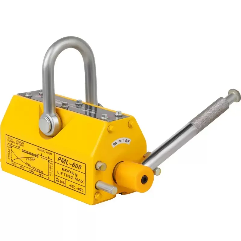 

Red Color Magnetic Suspension Permanent Magnet Lift Sucker for Heavy Duty Steel Metal Handling Industrial Crane Hoist Tool