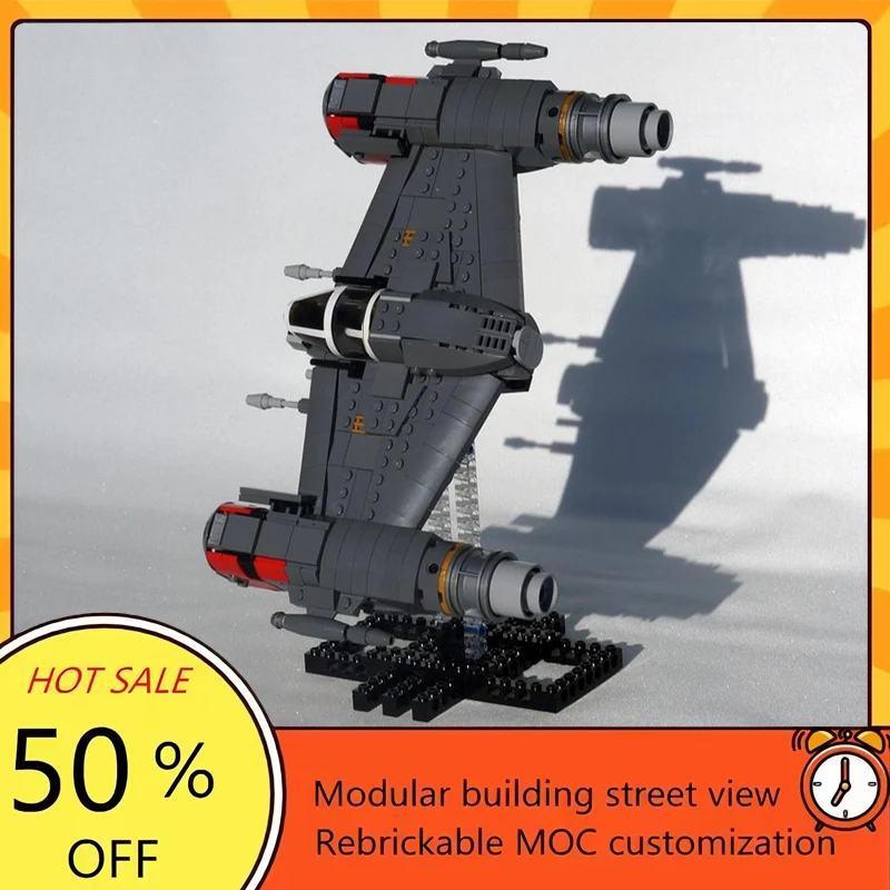 

495PCS Popular Space War Movie Model MOC Building Bricks Spaceship Modular Technology Gifts Holiday Assemble Children Toy Suit