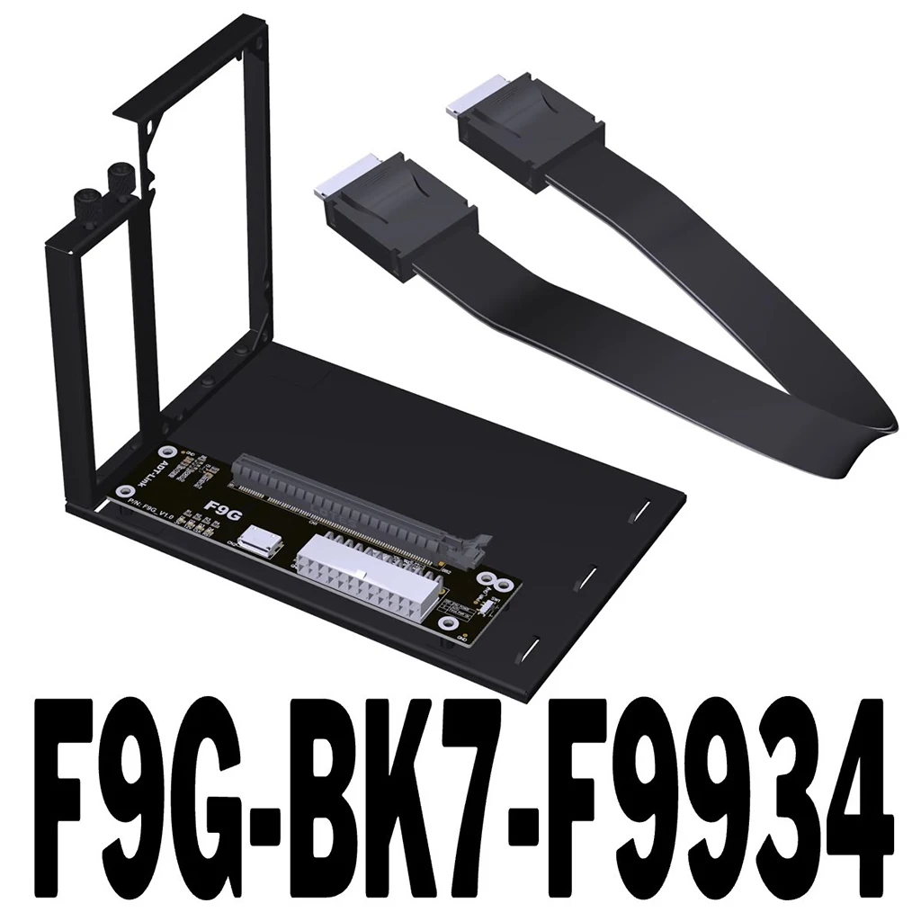 PCIe 4.0 F9G 64 Гбит/с OcuLink Внешняя видеокарта для ноутбука Док-станция графического процессора для адаптера M.2 NVMe to SFF-8612 OcuLink eGPU