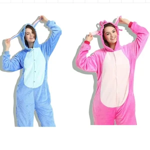 ديزني تأثيري نقطة زي أطفال الكبار بيجامة مقنعين للبالغين ملابس هالوين الشتاء أنثى ذكر بيجامة تأثيري أفضل 10 كنزات صوفية من Lilo Stich مبيعا - رقم 9