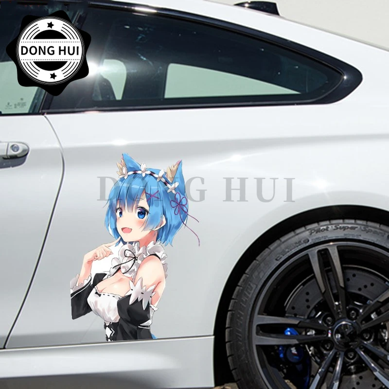 

Anime Zero Decals Rem Re Car Stickers Hentai Waifu Sexy Girls Motorcycle Laptop Mug