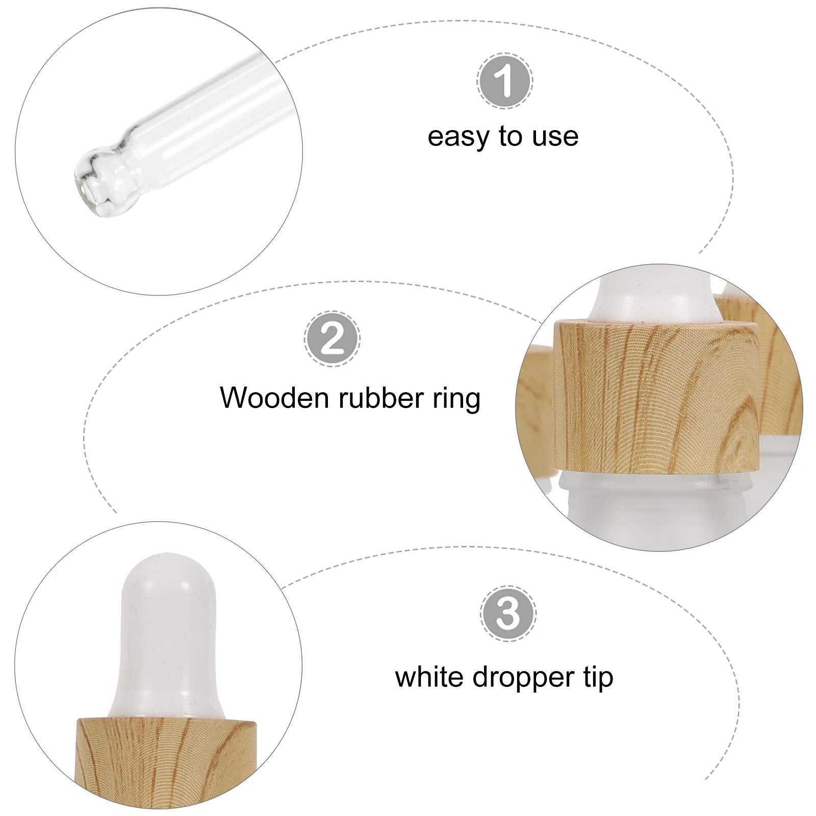 

10 Pcs Essential Oil Bottle Dropper Bottles with Mini Glass Travel Bottled Oils