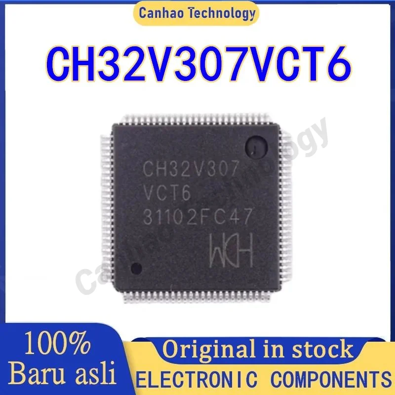 5PCS 100% New Originl CH32V307VCT6 CH32V307VC CH32V307 CH32V CH32 IC MCU Chip LQFP-100 In Stock