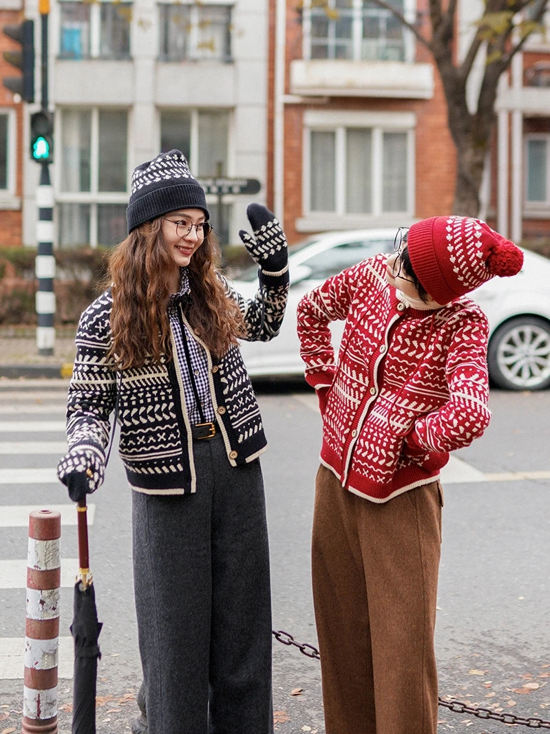 Retro Wool Knitted …