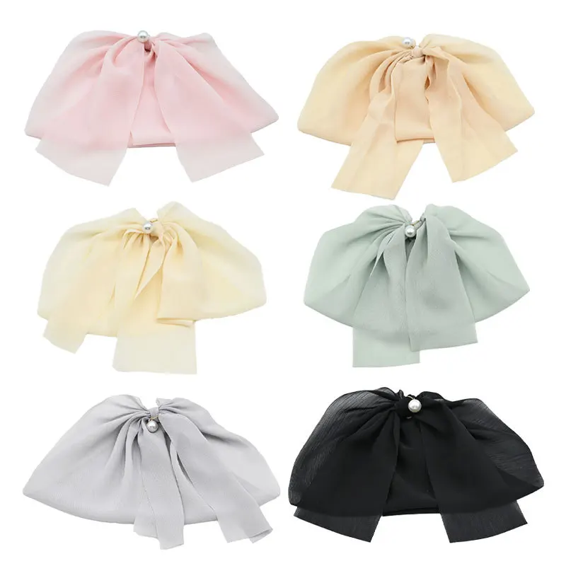 النسخة الكورية الجديدة المتضخم اللؤلؤ القوس دبوس الشعر القبعات الكورية الإنترنت المشاهير عودة مشبك للرأس دبوس الشعر مزاجه