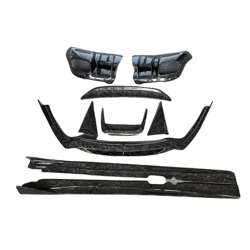 

Кованый комплект кузова в стиле DMC для Ferrari F12, передняя губа, боковая юбка, задний диффузор, спойлер, украшение на капот, спойлер