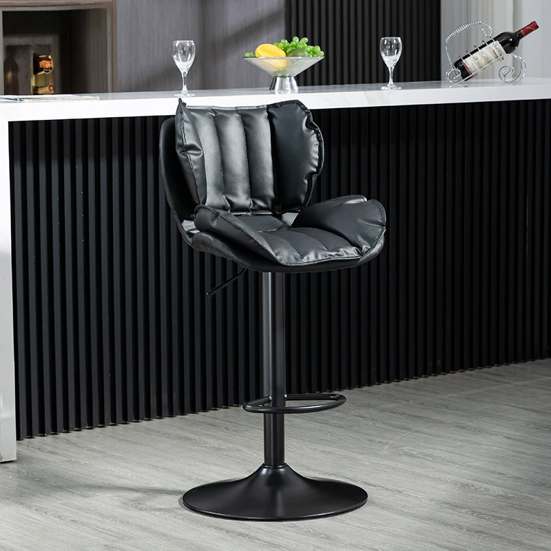 

Height Adjustable Modern Bar Stools Home Backrest Designer High Stools Relaxing Luxury Taburete Alto Cocina Bar Furniture